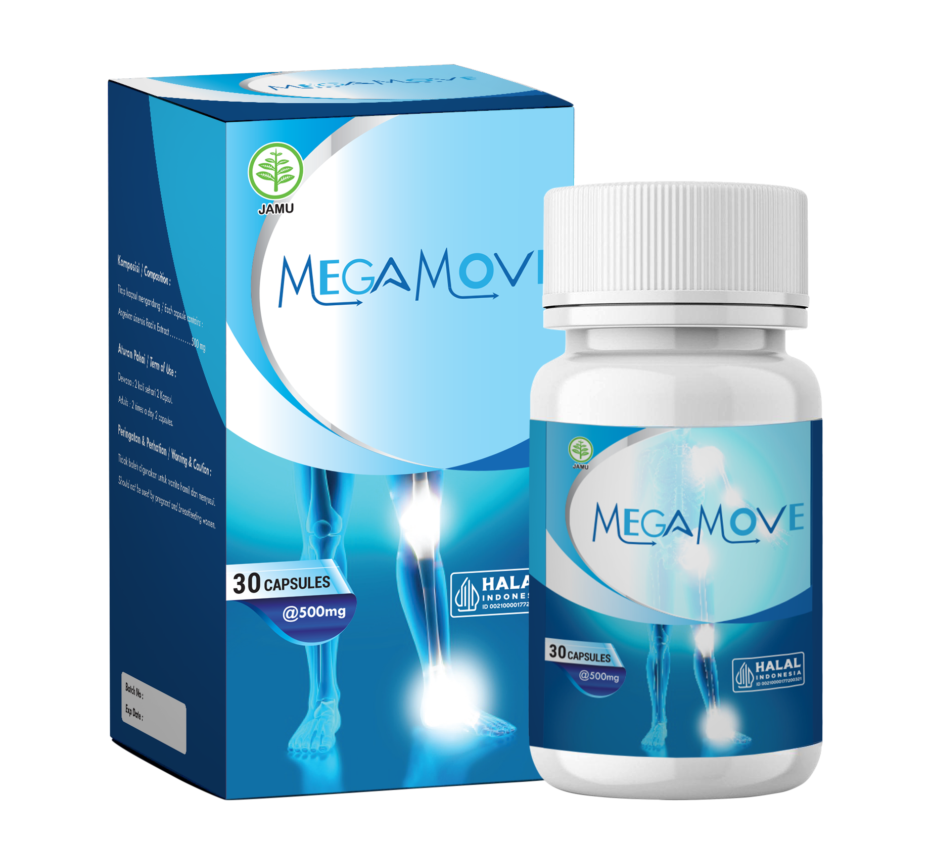 Megamove - Suplemen herbal untuk persendian sehat